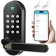 thumbnail image 1 of Cerradura de puerta inteligente con entrada sin llave: cerradura electrónica digital Sifely con código de acceso, perilla de puerta eléctrica, cerradura de manija de puerta biométrica, perfecta para p, 1 of 5