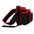 thumbnail image 2 of Multi Pockets Electrical Tool Bag Waist Hanging Pack Multifunctional Adjustable Tool Belt Waist PouchRed Edge, 2 of 14