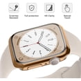thumbnail image 2 of ZUKKASHAN 2 Pack Screen Protector Compatible with Apple Watch Case 42mm，Soft TPU Case Full Protection HD Clear Cover for Apple Watch Series 6 Se 5 4 42mm, 2 of 5