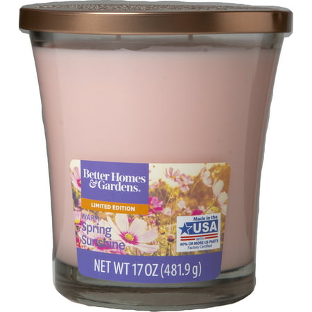 Better Homes & Gardens Warm Spring Sunshine Candle, (Best Spring Candle Scents)
