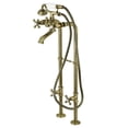 thumbnail image 1 of Grifo de bañera independiente Kingston Brass CCK266K3 Antique Brass, 1 of 2