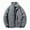 Gray Mens Jackets Clearance, variant on Sherpa Lined Jacket for Men Big and Tall Classic Corduroy Bomber Jacket Zip-Up Stand Collar Cotton Padded Outerwear Fleece Jacket No Hood Pockets M-5XL