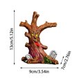 thumbnail image 2 of Halloween Glowing Tree Statue Glowing Tree Statue Resin Tree Desktop Decoration Resin Tree Statue, 2 of 5