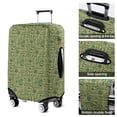 thumbnail image 5 of Green Bigfoot and Text Pattern Luggage Cover Fashion Suitcase Cover Baggage Covers Fit 25-28 Inch Luggage (Go Travel), 5 of 5