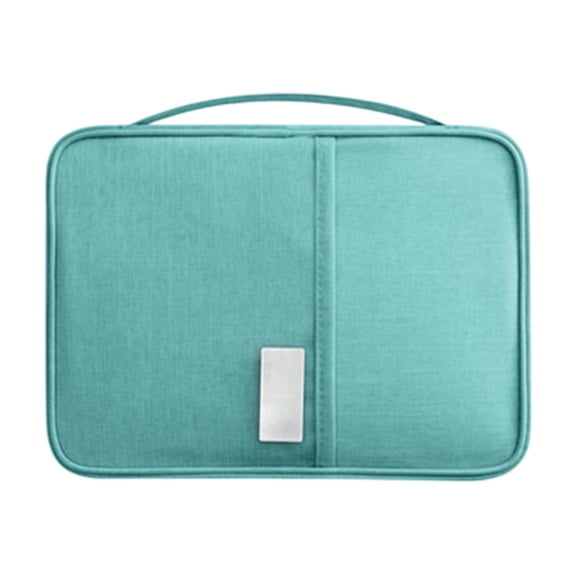 Travel Passport Organizer, RFID Blocking Document Holder with Multiple Card Slots and Zipper Pocket, Waterproof Travel Essentials Bag for Women Men, Portable Carry-On Accessories