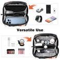 thumbnail image 6 of Crow Small Travel Electronic Organizer, Waterproof, 5.9x9.44x3.14 in, Organize Your Electronic Gadgets, Hard Drive Cases, Travel Case, Phone Case Charger, 6 of 6