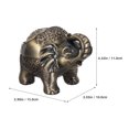 thumbnail image 2 of unbranded Cenicero Para Patio Metálico Con Y Único De Elefante Estilo Para Almacenamiento, 2 of 6