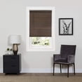 thumbnail image 2 of Cordless Room Darkening Mini Blind - 33 Inch Width, 64 Inch Length, 1" Slat Size - Mahogany - Cordless GII Deluxe Sundown Horizontal Windows Blinds for Interior by Achim Home Decor, 2 of 2
