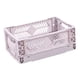 thumbnail image 5 of Caja de almacenamiento plegable, organizador de almacenamiento, decoración, portatarjetas lateral, organizador de cajones de oficina para Púrpura, 5 of 8