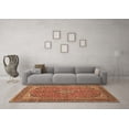thumbnail image 3 of Ahgly Company Indoor Square Persian Brown Traditional Area Rugs, 5' Square, 3 of 4