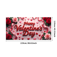 thumbnail image 1 of Valentine's Day Party Decoration Banner Heart Design Backdrop Event Photo Props Love Celebration Romance Gift Box Background, 1 of 4