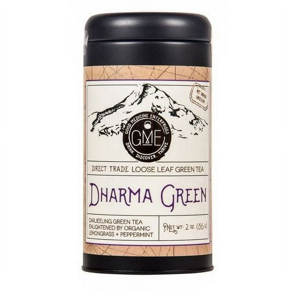 (Price/2 oz)Good Medicine Dharma Green, Loose Leaf Green Tea