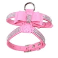 thumbnail image 1 of Pet Chest Harness Rhinestone Bow Small Dog Traction Rope Walking Cat Chest Harness Coleira Para Cachorro Cat Accessories ShopWise Round, 1 of 23