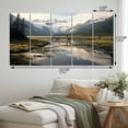 thumbnail image 4 of Designart "Alaskan Wilderness River Untamed Flow" Landscapes Wall Art Prints Set, 4 of 5