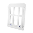 thumbnail image 2 of Puerta con solapa para gatos Fernando suministros para mascotas puerta de gato interiores y exteriores Blanco, 2 of 8