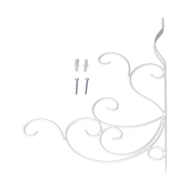 Gancho de pared de hierro forjado para colgar en interiores y exteriores, decoración para balcón, maceta, soporte para colgar