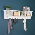 thumbnail image 6 of Prepac Hanging Entryway Wall Shelf, 60" Wide, 6 of 10