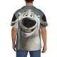 thumbnail image 3 of Fotbe Smiling Polar Bear Camisa Estampada de Manga Corta para Hombre, Casual de Verano, Estilo Playero, Sin Arrugas-Small, 3 of 5