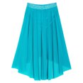 thumbnail image 5 of Aislor Girls Ballet Modern Jazz Dance Maxi Skirt Irregular Practice Lyrical Ballerina Sky Blue 12, 5 of 7