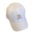 thumbnail image 2 of SPRING PARK Unisex Cotton Washed Baseball Cap Baseball Hat Washed Letter Embriodery Decor Baseball Hat Adjustable Hat, 2 of 8
