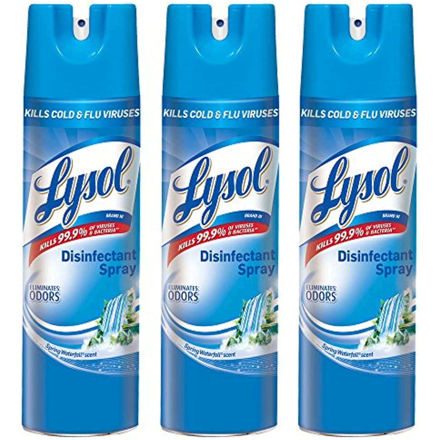 Lysol Professional Disinfectant Spray Spring Waterfall 19 Oz Pack Of 3 8306