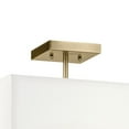 thumbnail image 5 of 43693NBR Kichler Lighting Shailene - 3 Light Semi-Flush Mount - 18 inches wide-Natural Brass Finish, 5 of 5