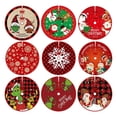 thumbnail image 3 of Nuevo diseño, cubierta de la Base del árbol de Navidad, alfombra de lujo para el suelo del árbol de Navidad, decoraciones para árboles de Navidad 2024, 3 of 4
