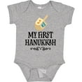 thumbnail image 3 of Inktastic My 1st Hanukkah Dreidel Boys or Girls Baby Bodysuit, 3 of 5
