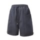 thumbnail image 3 of Ceisia Men's All-Season Loose Sporty Drawstring Gift Shorts - Solid-Color Breathable Pocket Outdoor Running Training Casual P ants, 3 of 7