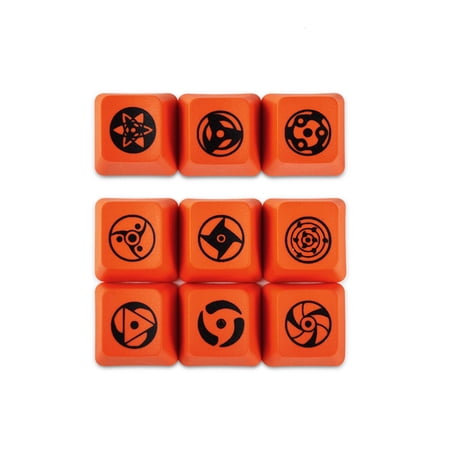 9 Pcs PBT Keycaps WASD Direction ESC Personalized Pupil Theme OEM DYE SUB Keycap