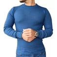 thumbnail image 3 of Playera Waffle Cuello Redondo Lisa, 3 of 5