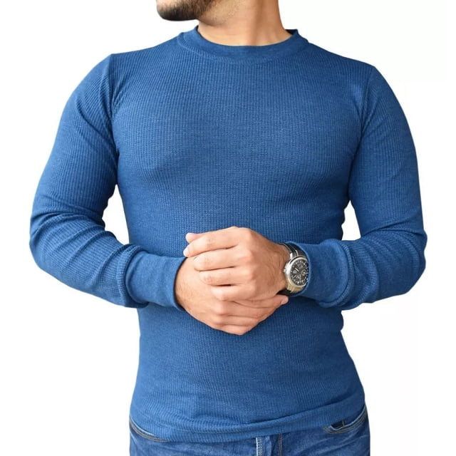 Playera Waffle Cuello Redondo Lisa