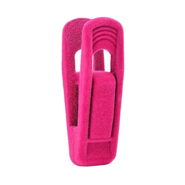 Clip para colgar ropa Bearachild organizador de flocado Rosa roja