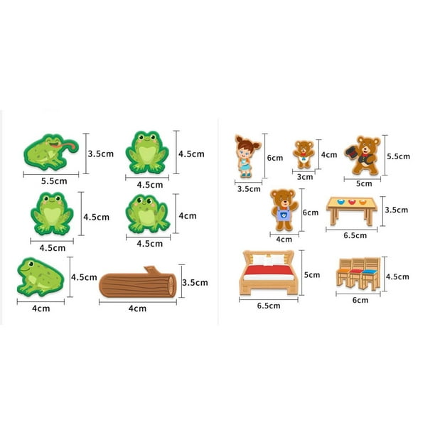 29 PCS Felt Farm Story Board Set, Jouet Montessori Apprentissage