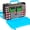 Blue, variant on Battery Organizer Storage Case with Tester, Double-Sided Batteries Box Holder Fits for 269 AA AAA AAAA 3A 4A 9V C D Lithium 23A 4LR44 CR123A CR1632 CR2032 - Green