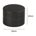 thumbnail image 2 of Soporte de tiza para billar Shamjiam Circular ligero negro, 2 of 8