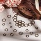 thumbnail image 5 of 360 piezas de anillas cerradas de 6/8/10/12 mm, anillas de latón soldadas, anillas de cota de malla redondas de bronce de calibre 16-18, conector para joyería, 5 of 7