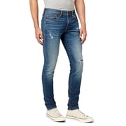 Buffalo David Bitton SANDED & REPAIRED INDIGO Mens Skinny Max Jeans, US 34/32