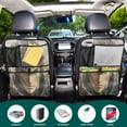 thumbnail image 5 of WOBOGO Satoru Gojo Backseat Car Organizer Footed Universal Car with Touch Screen Tablet Holder Rear Seat Protector, 5 of 7