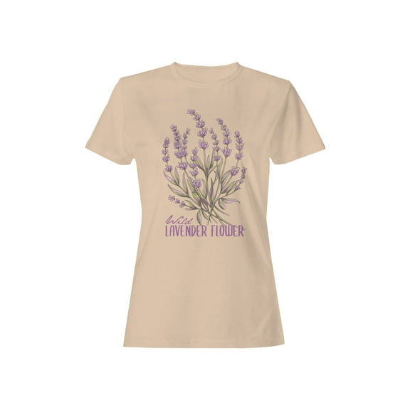 Wild Lavender Blossom Art Women's T-shirt