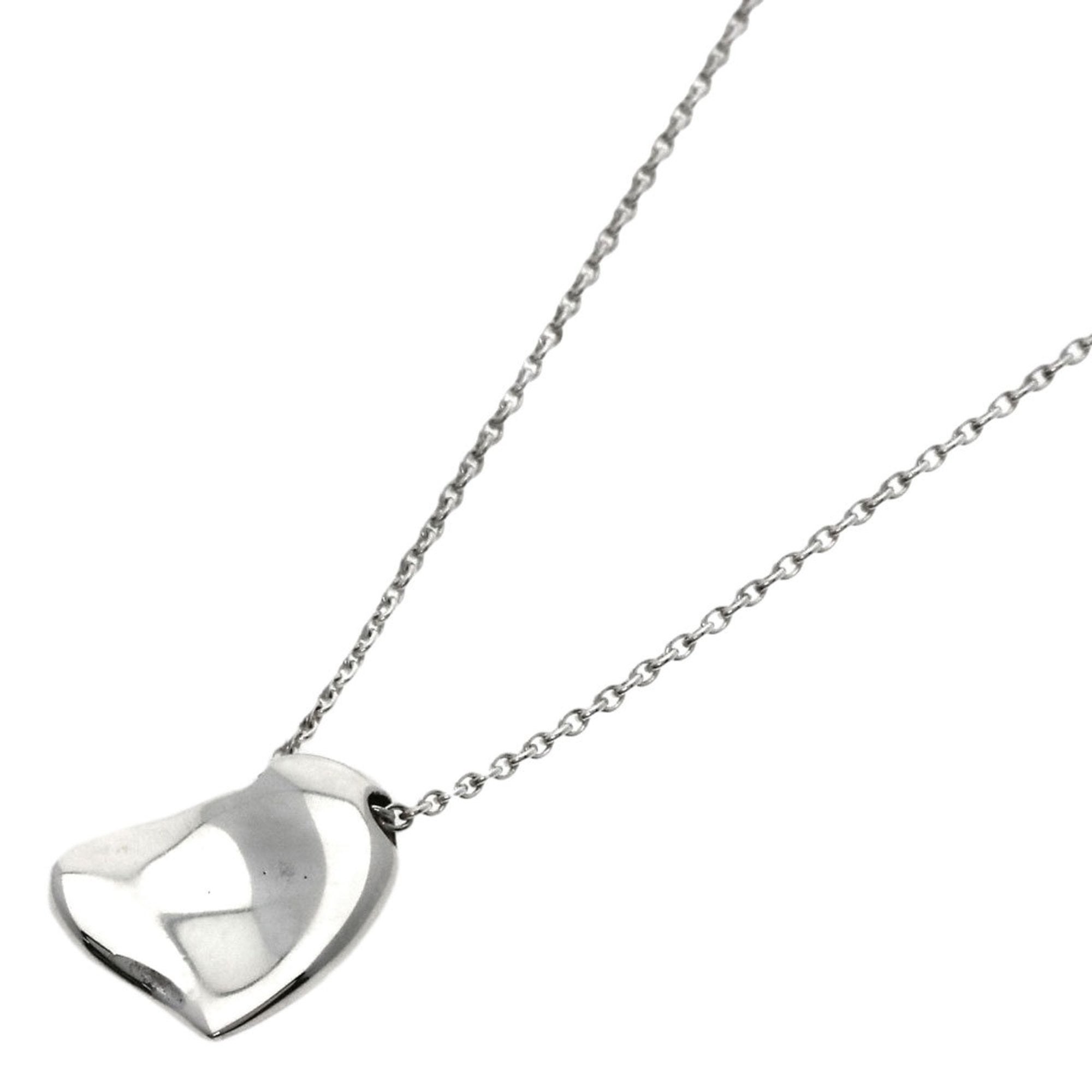 TIFFANY & CO. Pre-Owned Tiffany Full Heart Necklace Silver Women's TIFFANY&Co. (Good)