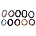 thumbnail image 4 of 10pcs Elastic Jacquard Large Stretch Hair Ties Hair Bands Ponytail Holders for Women Girls Thick Thick Heavy and Curly Hair, 4 of 19