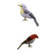 thumbnail image 1 of 2 Unids Artificial Bird Feathered Sparrow home and garden Decor Ornamento Extremadamente árboles Decoración DYNWAVEMX Decoración de aves artificiales, 1 of 6