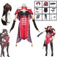 thumbnail image 2 of Disfraz de juego Beidou para mujer, traje de Cosplay de Genshin Impact Beidou, negro y rojo, vestido de Halloween, capa, conjunto completo, 2 of 4