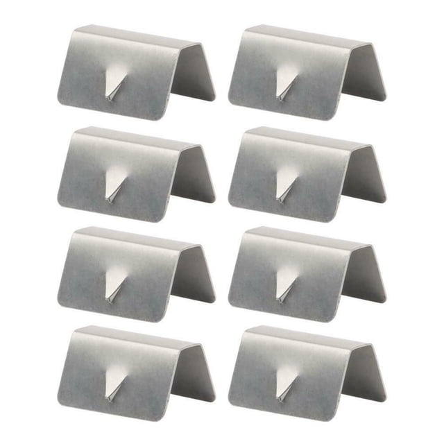 Lefu 8pcs / 12pcs Wind Rain Deflector Channel New Metal Retaining Clips for BMW