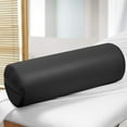 thumbnail image 5 of Jumbo Round Massage Table Bolster Pillow Pad, Supportive Cushions with Zippered Outer Case, Round Bolster with Handle for Dorm, Home, Indoor - 26 x 9 Inch - Black, 5 of 5