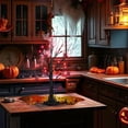 thumbnail image 2 of Halloween Tree, FT Spooky Tree with LED Lights and Metal Spider Ornaments, Battery Powe Tree for Halloween Decorations Indoor, 2 of 9
