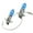 White Light, variant on Fairnull 2Pcs H3 Xenon Halogen Car Super White Light Bulbs 100W Headlight Headlamp 12V DC
