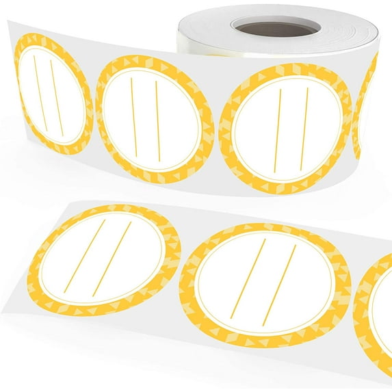 Canning Labels, 200pcs Dissolvable Stickers Washes off in Seconds Like Magic, Water Soluble Canning Supplies Label for Mason Jars, Ball Jars, Food Containers and Canning Lids