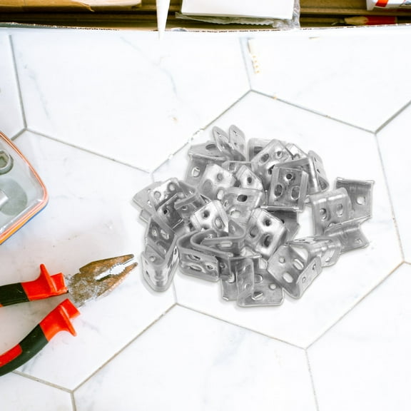 Masteelf 100pcs Sofa Spring Clips for Furniture Repair Upholstery Spring Fasteners for Sectional Sofa and Chair Springs Heavy Duty S Clips for Furniture